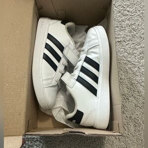 Adidas Grand Court 2.0 EL K Black and White Shoes